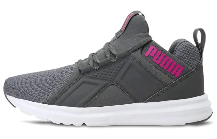 Chaussures de sport basses Puma Enzo, confortables, pour le quotidien, couleur gris et rouge, 189499-03