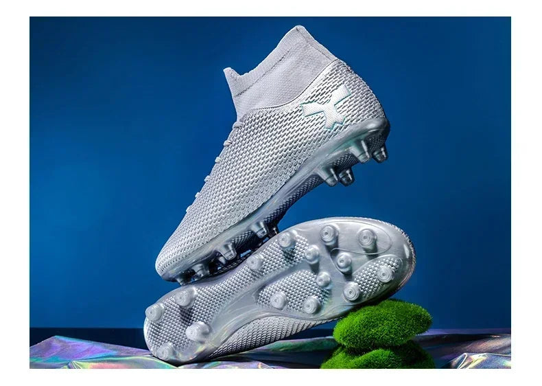 Chaussures de football pour hommes, modèle original, résistantes, pour terrain gazonné, crampons, antidérapantes, de haute qualité, confortables, chaussures de football pour activités de plein air.