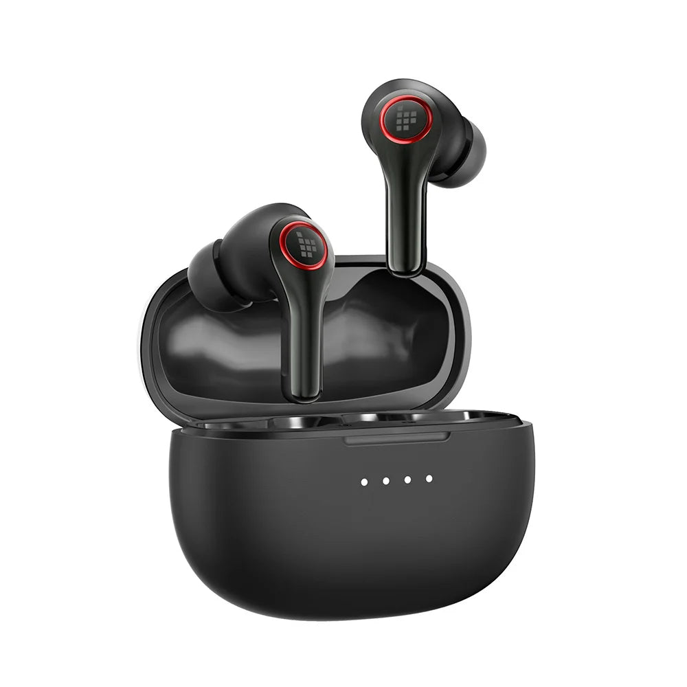Tronsmart Sounfii NC 2 Wireless Bluetooth Earbuds – Hybrid Active Noise Cancelling (ANC), Hi-Res Audio LDAC, 40H Playtime, AI Call Noise Reduction, Waterproof TWS Earphones