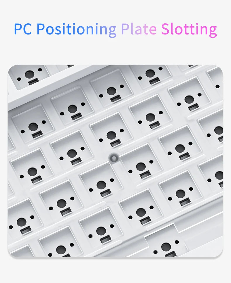 Ajazz AK820 /AK820PRO Gaming Mechanical Keyboard 82 Keys Wired Bluetooth 2.4GHz Wireless Gamer Keyboard Custom Gasket for Laptop